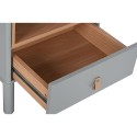 Mesa de Cabeceira Home ESPRIT Azul Cinzento Natural Madeira MDF 48 x 40 x 55 cm