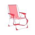 Marbueno Cadeira Dobrável Alumínio Coral Praia e Piscina 53X56X78 cm 10356