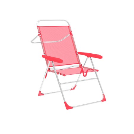 Sedia Pieghevole Marbueno 5 Posizioni Alluminio Corallo Spiaggia e Piscina 56X61X97 cm 10359 Sedia Pieghevole Marbueno 5 Posizioni Alluminio Corallo Spiaggia e Piscina 56X61X97 cm 10359