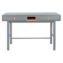 Scrivania Home ESPRIT Azzurro Grigio Legno MDF 120 x 60 x 75 cm