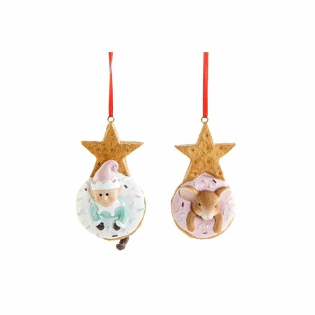 Decoración Colgante DKD Home Decor Navidad Resina (2 pcs) (5.5 x 5 x 9 cm) Decoración Colgante DKD Home Decor Navidad Resina (2 pcs) (5.5 x 5 x 9 cm)