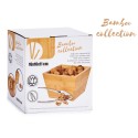 Conjunto Kinvara JWKW-4410 Castanho Metal Bambu 16 x 11 x 16 cm Quebra-Nozes