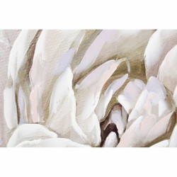 Pintura DKD Home Decor Flor (80 x 3 x 80 cm) (2 Unidades)