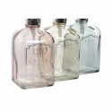 Dosage dispenser DKD Home Decor Silver Grey Pink Plastic Crystal Golden (3 pcs) (7.5 x 7.5 x 19 cm)