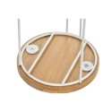 Conjunto de Chávenas de Café DKD Home Decor Multicolor Metal Bambu Dolomite 260 ml