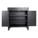 Cómoda DKD Home Decor Preto Vermelho Multicolor Abeto Madeira MDF Oriental 63 x 27 x 101 cm