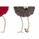 Adorno Natalício DKD Home Decor Poliéster Madeira Rena (3 pcs) (8 x 3 x 26 cm)