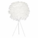 Desk lamp DKD Home Decor White Metal Feather (42 x 42 x 60 cm)