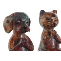 Figurine Décorative Home ESPRIT Multicouleur animaux 17 x 14 x 22,5 cm (2 Unités)