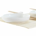 Conjunto de sushi DKD Home Decor Bambu Plástico Grés Branco Natural Oriental 28,8 x 19,8 x 3 cm (7 Peças) (28,8 x 19,8 x 3 cm)