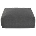 Puff Home ESPRIT Gris 87 x 87 x 32 cm