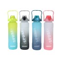 Garrafa com Tampa e Palhinha Bewinner Multicolor 1 L