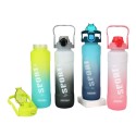 Garrafa com Tampa e Palhinha Bewinner Multicolor 1 L