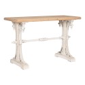 Console Home ESPRIT Giallo Bianco Abete Legno MDF 120 x 50 x 77 cm
