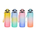 Garrafa com Tampa e Palhinha Bewinner Multicolor 800 ml