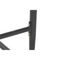 Banqueta Home ESPRIT Preto Cinzento escuro Alumínio Rotim 52 x 55 x 105 cm