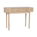 Console Home ESPRIT Giallo Dorato Rattan Abete 100 x 40 x 76 cm