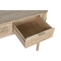 Console Home ESPRIT Giallo Dorato Rattan Abete 100 x 40 x 76 cm