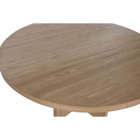 Table de Salle à Manger Home ESPRIT Naturel bois de chêne 152 x 152 x 78 cm Table de Salle à Manger Home ESPRIT Naturel bois de chêne 152 x 152 x 78 cm