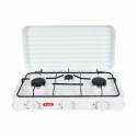 fornello a gas Algon Con coperchio Bianco 5400 W 55 x 7 x 32 cm (2 Unità)