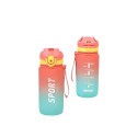 Garrafa com Tampa e Palhinha Bewinner Multicolor 600 ml