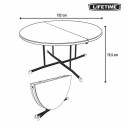 Mesa Dobrável Lifetime Ø 152 cm Redonda