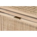 Scarpiera Home ESPRIT Dorato Naturale Rattan Legno di abete Tropicale 70 x 29 x 115 cm