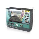 Bestway Materasso Doppio con Gonfiatore Integrato a Batteria 203x152x30 cm Gonfiabile e Campeggio 67930