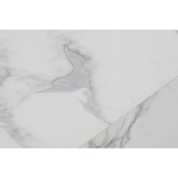 Mesa de Centro Home ESPRIT Branco Madeira MDF 90 x 90 x 35 cm
