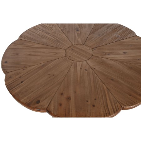 Table de Salle à Manger Home ESPRIT Naturel Bois 100 x 100 x 77 cm Table de Salle à Manger Home ESPRIT Naturel Bois 100 x 100 x 77 cm
