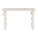 Consola Home ESPRIT Branco Madeira de mangueira 120 x 40 x 76 cm