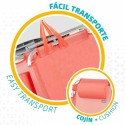 Cadeira de Campismo Acolchoada Colorbaby Flamingo Cor de Rosa 48 x 46 x 84 cm Praia