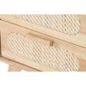 Mesa de Cabeceira Home ESPRIT Madeira Metal Rotim 40 x 30 x 48 cm
