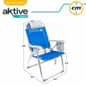 Cadeira de Campismo Acolchoada Colorbaby Azul 47 x 63 x 99 cm Praia