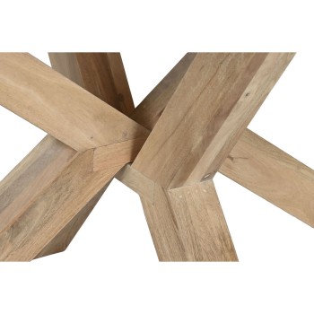 Dining Table Home ESPRIT Natural Mango wood 200 x 100 x 77 cm