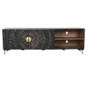 Mobile TV Home ESPRIT Nero Metallo Legno di mango 160 x 40 x 50 cm