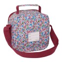 Porta-merendas Térmico Nait Nait Flores coimbra burdeos Castanho-avermelhado 20 x 20 x 15 cm