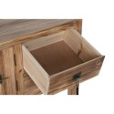 Consola Home ESPRIT Preto Abeto Madeira MDF 64 x 26 x 83 cm