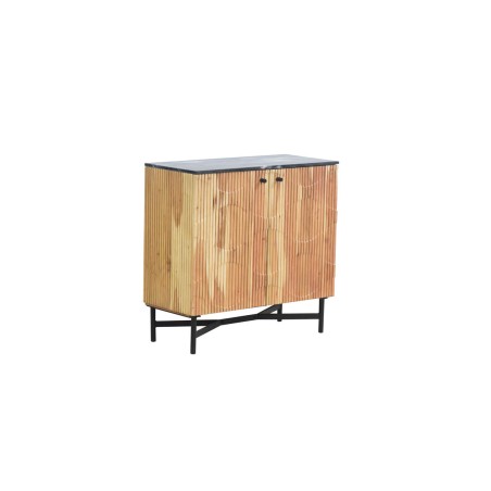 Buffet Home ESPRIT Noir Naturel Marbre Acacia 88 x 40 x 85 cm Buffet Home ESPRIT Noir Naturel Marbre Acacia 88 x 40 x 85 cm