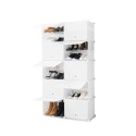 Sapateira Modular Portátil InnovaGoods Branco
