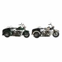 Statua Decorativa DKD Home Decor Nero Verde Moto Vintage 16 x 37 x 19 cm (2 Unità) (1 Unità)