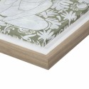 Cadre DKD Home Decor 42 x 3 x 42 cm Fleurs Scandinave (2 Unités)
