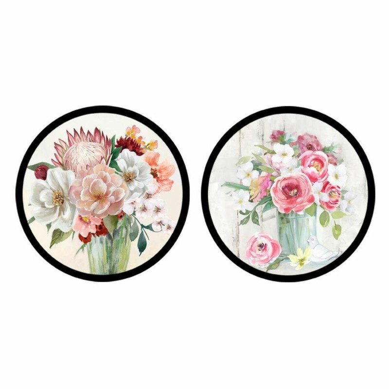 Quadro DKD Home Decor Vaso (80 x 3 x 80 cm) (2 Unità)