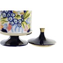 Vaso DKD Home Decor Porcelana Preto Shabby Chic (15 x 15 x 38 cm)