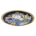 Tischdekoration DKD Home Decor 42 x 42 x 4 cm Gesicht Blau Bunt Shabby Chic