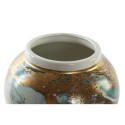 Vaso DKD Home Decor Porcelana Azul Moderno (22 x 22 x 41 cm)