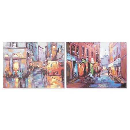 Quadro DKD Home Decor 120 x 3 x 90 cm Strada Loft (2 Unità)