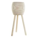 Plantador DKD Home Decor Castanho Madeira de paulónia (23 x 23 x 56 cm)