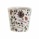 Cache-pot DKD Home Decor Ananas Blanc Vert Vaisselle (14 x 14 x 14 cm)