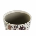 Cache-pot DKD Home Decor Ananas Blanc Vert Vaisselle (14 x 14 x 14 cm)